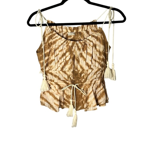 Ulla Johnson sand tie dye Rio top Size 2 - Picture 4 of 8
